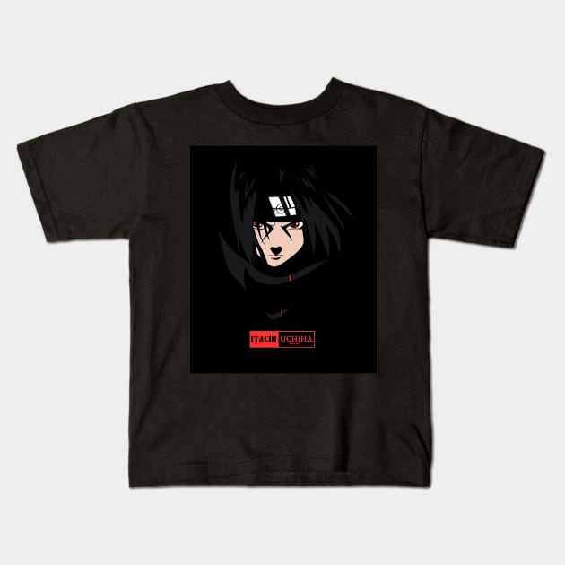 Itachi Uchiha Kids T-Shirt by We Connect Store